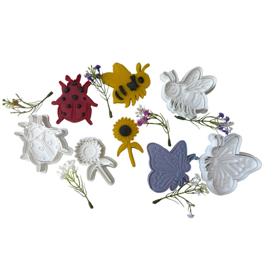Garden Bugs Cutter & Stamp Set