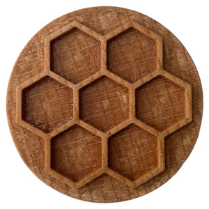 Bienenwaben Holzstempel