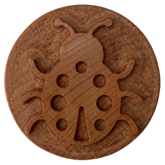 Ladybug Wooden Stamp