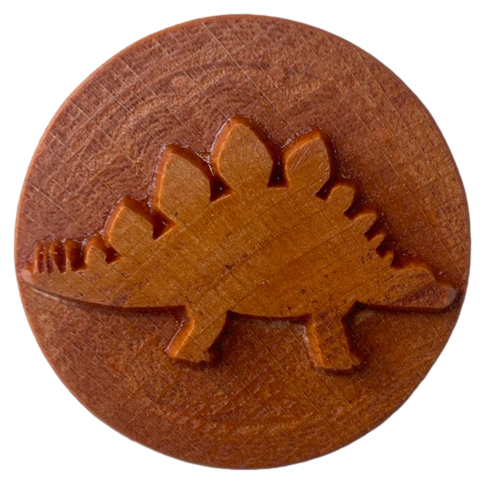 Stegosaurus Wooden Stamp