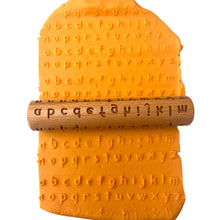 Load image into Gallery viewer, Lower Case a - z alphabet Rolling Pin