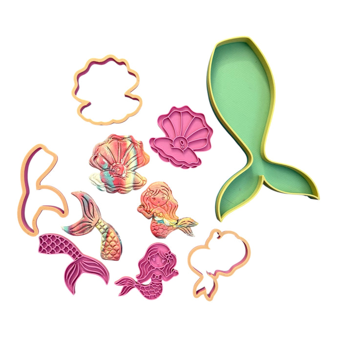 Mermaid cutters & tray
