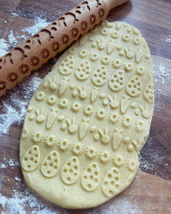 Easter / Spring Rolling Pin With Handles