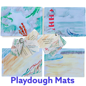 Seaside Playdough Mats