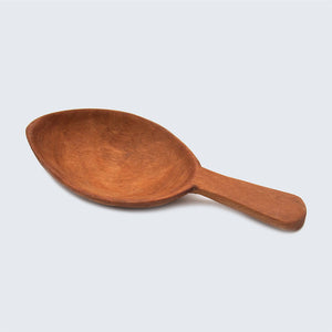 Olive wood tear drop spoon