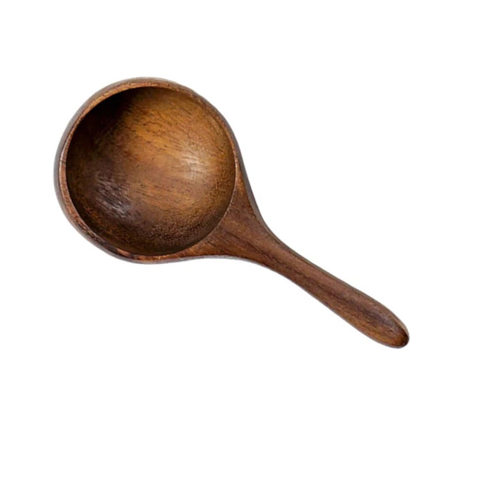 1PC Acacia Wooden Creative Powder Spoon